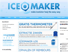 Tablet Screenshot of iceolator.com